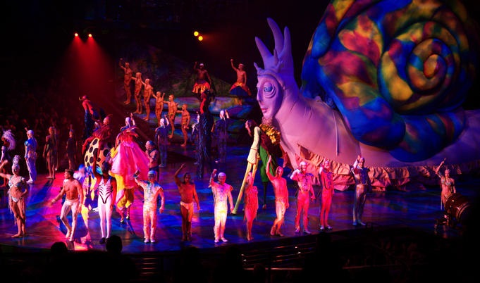 Cirque do Soleil show in Las Vegas